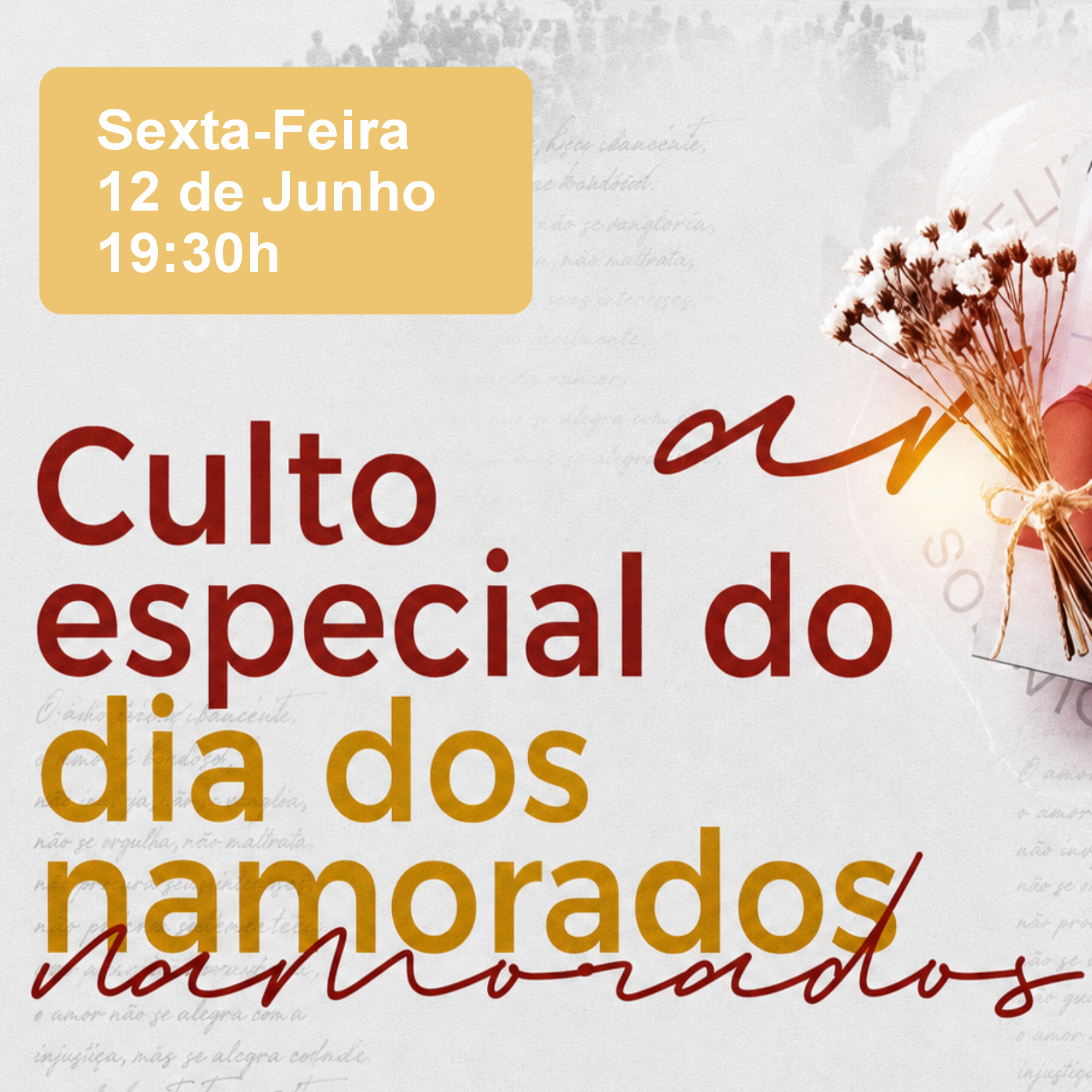 12 DE JUNHO DIA DOS NAMORADOS